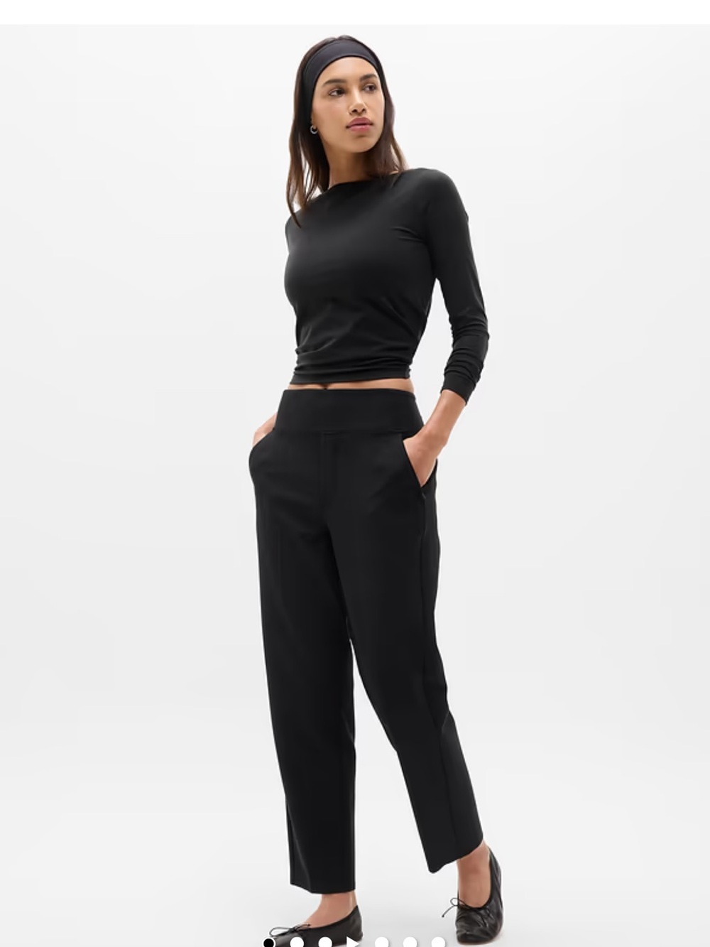 Athleta High-Rise Black Pants